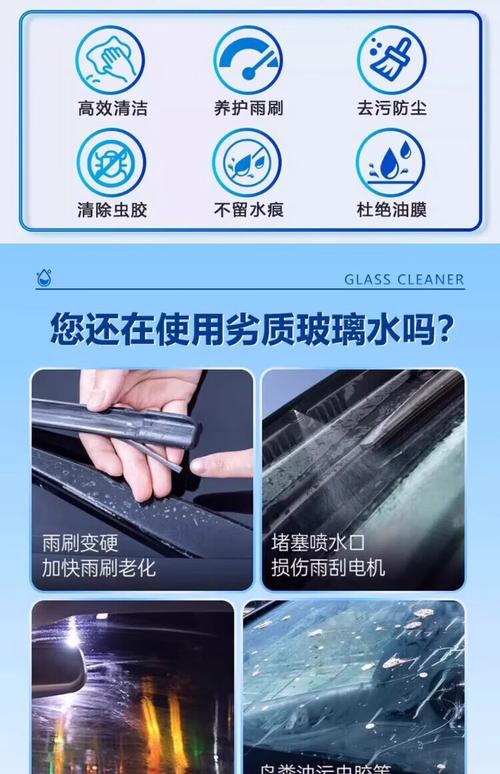 易驹玻璃水强力去油膜纳米汽车用四季通用秋季去虫胶车用镀晶雨刮升级